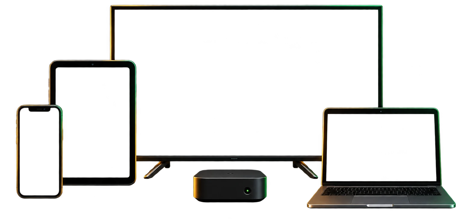 CinePipoqueira em celular, tablet, TV Box, Smart TV e notebook